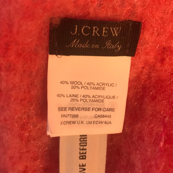 Beautiful JCREW wool blend wrap in salmon - Picture 2 of 3